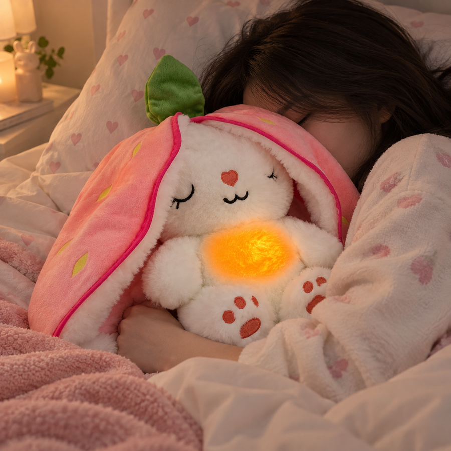 Breathing Snuggle Bunny Plush