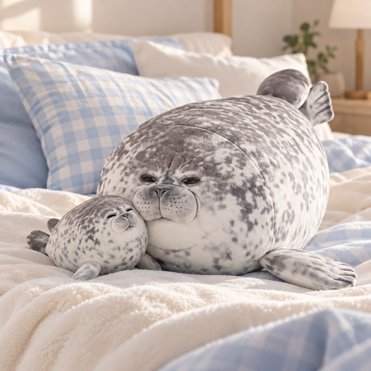 Mama Seal & Babies Plush Set