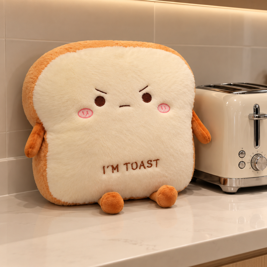 Angry Toast Plush 🍞😠