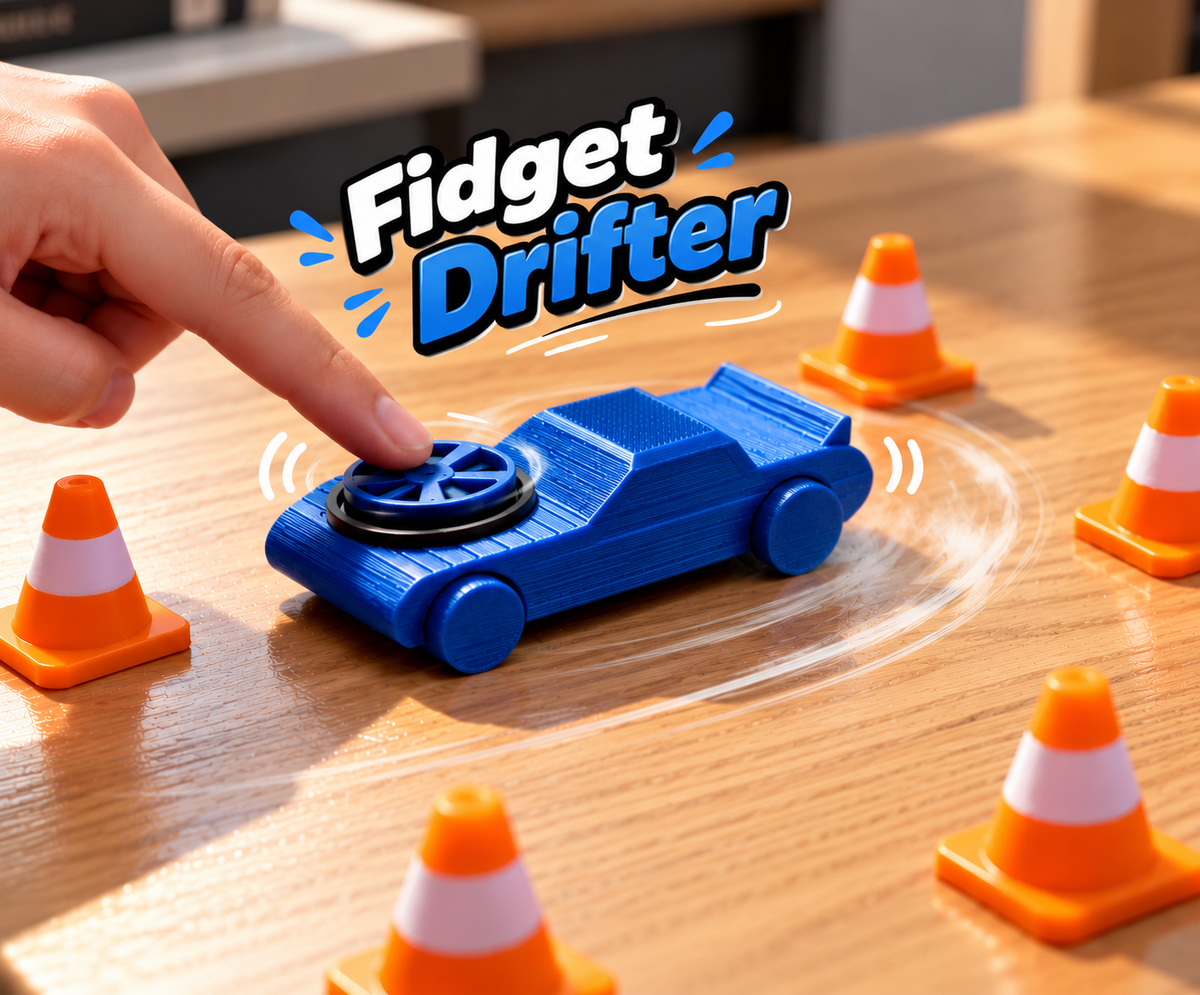 🏎️ Fidget Drifter - Blue