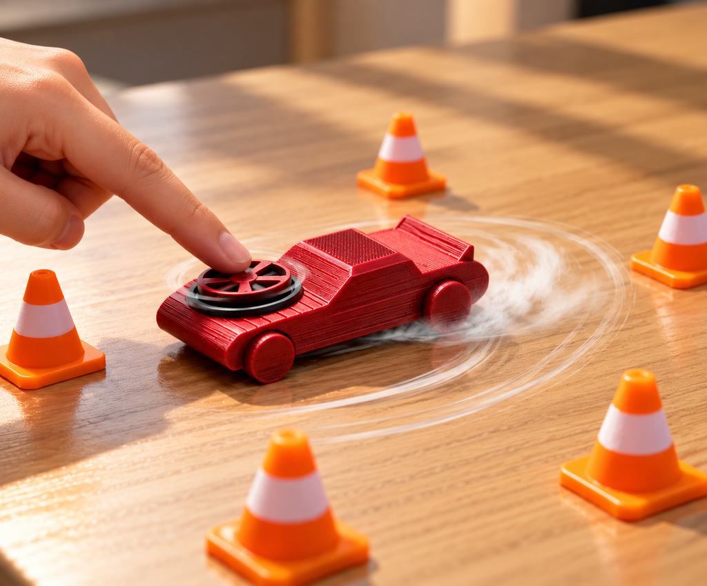 🏎️ Fidget Drifter Car - Red