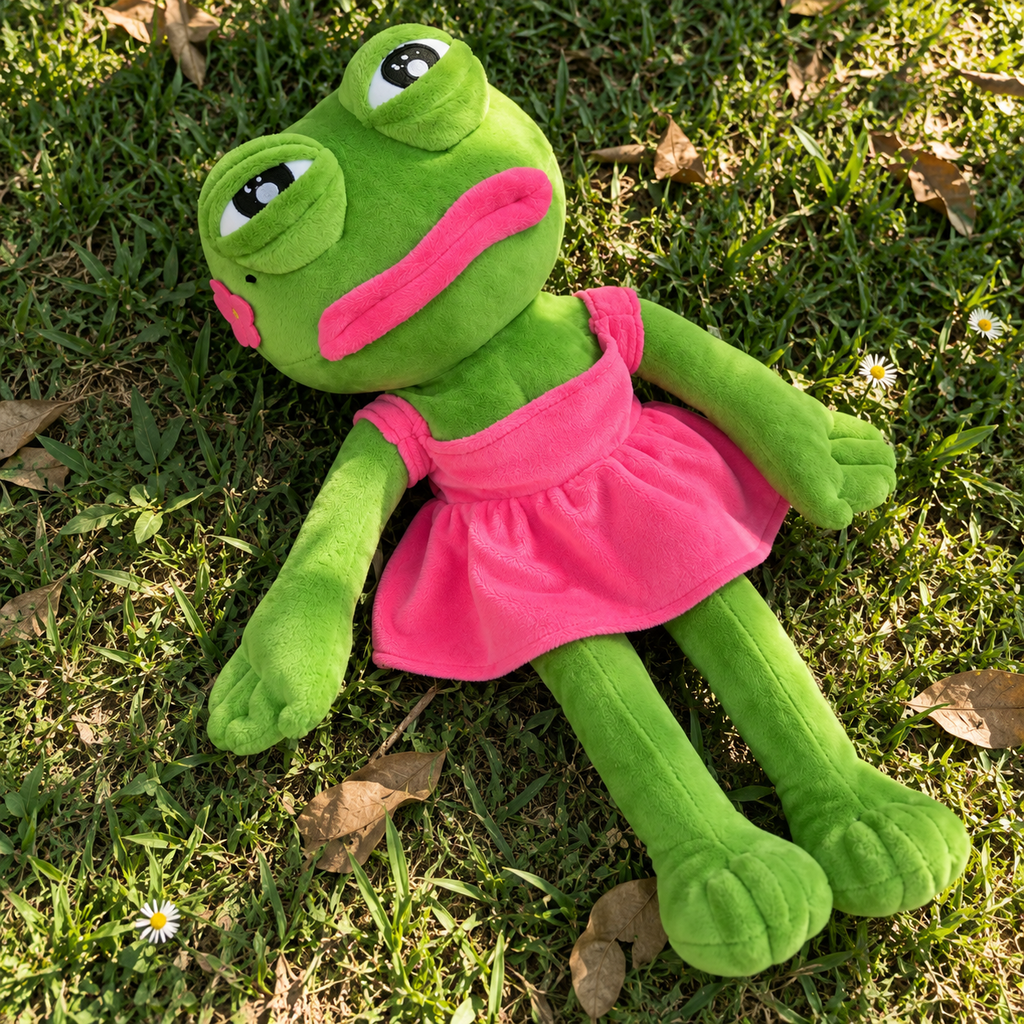PEPE Plush - Girl Edition